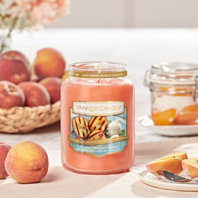 Sunday Brunch_Grilled Peaches & Vanilla bougie yankee candle
