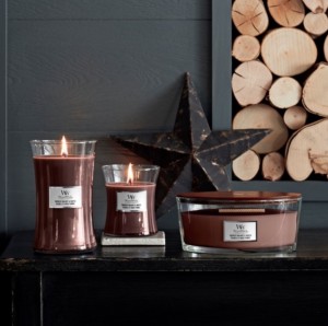bougies woodwick gamme hiver
